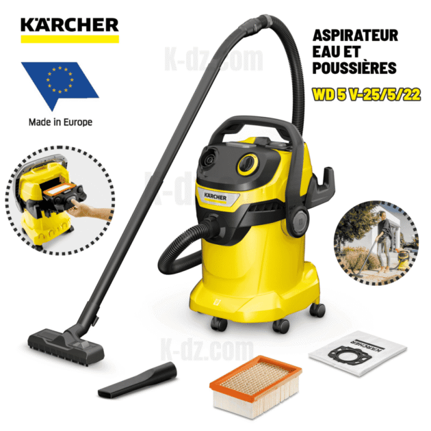 KARCHER Aspirateur eau et poussières WD 5 V-25/5/22